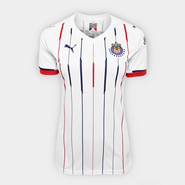 Camiseta CD Guadalajara Segunda equipo Mujer 2018-19 Blanco